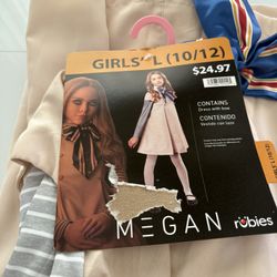 megan costume+wig