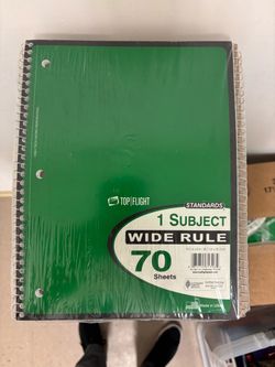 1 Subject Notebooks pack of 11