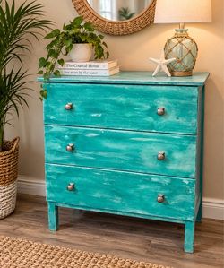 Coastal rustic dresser
