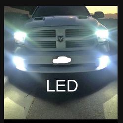 LED Aftermarket Headlight Lens Brightest Bulb Upgrades Luces 9005 9006 8000k 6k  Canbus