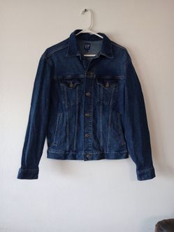 Gap Denim Icon EST. 1969 Jean Jacket Size Small For Men's Medium Dark Wash