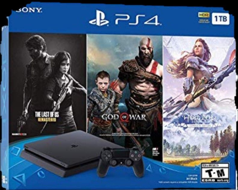 Ps4 1tb with 3 games UNOPENED