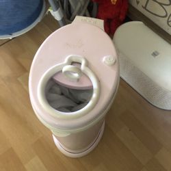 Ubbi Pink Baby Trash Can 