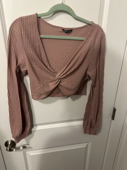 Large Pink Crop Top 