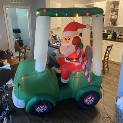 Santa Claus Blow Up Yard Decoration