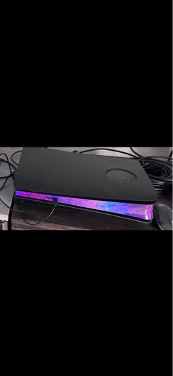 Ps5 with dual sense edge controller and 27 in gaming monitor