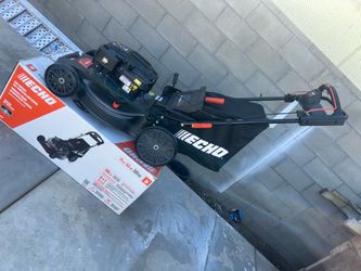 4th of July Sale Shop ECHO 21 in. 190 cc Briggs and Stratton Gas 3-in-1 Dual Blade RWD Self-Propelled Lawn Mower with Single Lever Deck Adjustment