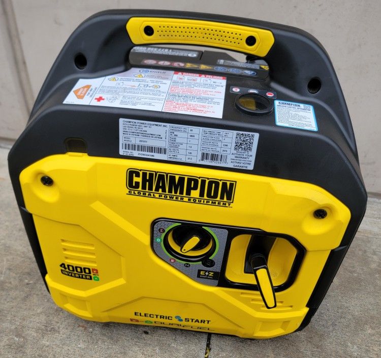 Champion 4000 Watt Duel Fuel Inverter Generator