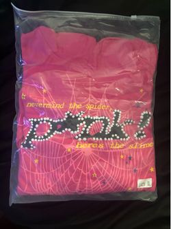 Pink Sp5der Hoodie XL