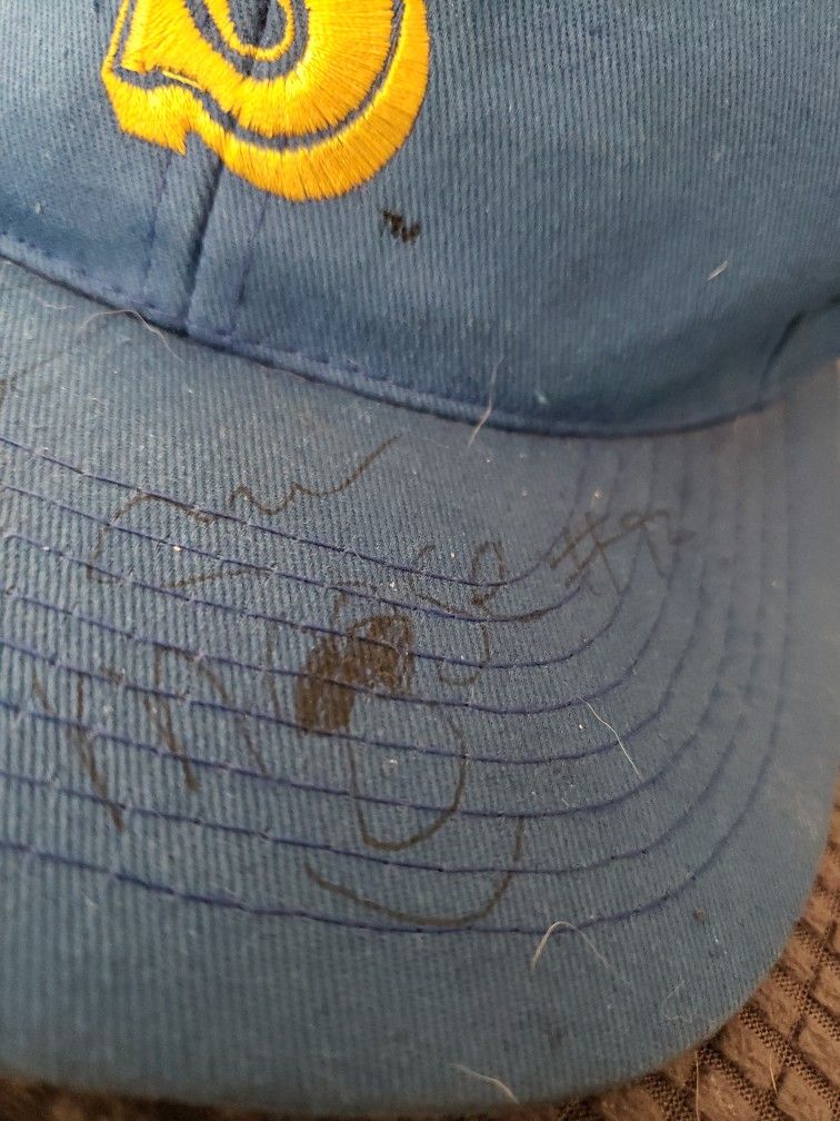 Signed old school mariner hat by ken griffey jr. and mariner moose for Sale in Bothell, WA OfferUp