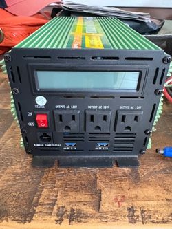 EDECOA 1000W Pure Sine Wave Power Inverter DC 12V to 110V AC with LCD Display