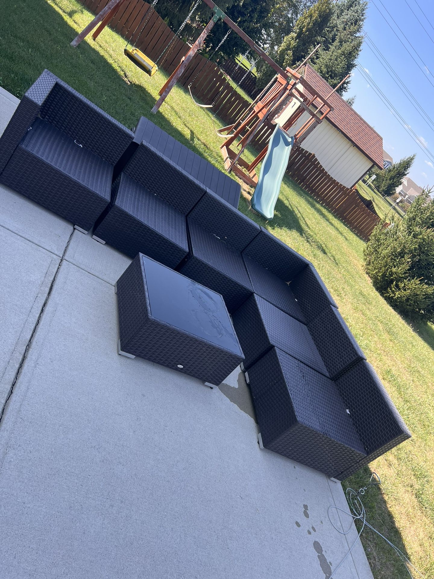 Wicker Sectional