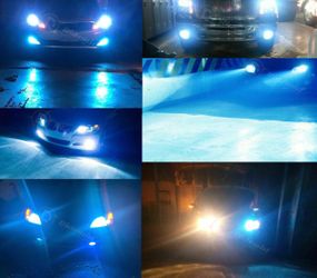 2504 PSX24W LED Fog Light Bulbs 6000K Xenon White 360° Light, Xtreme Super Bright PG20/7 Base Fog Lamps Replacement 5730 33-SMD