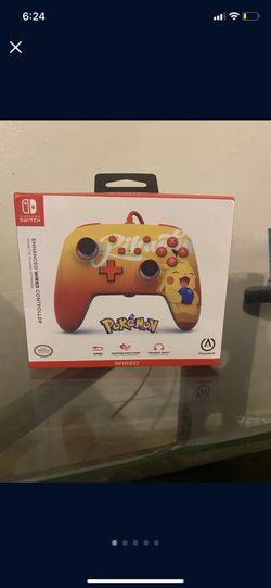 Pokemon♦️ (pikachu) Wired Nintendo Controller