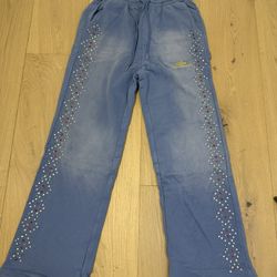 HMDD Baby Blue Crystal Sweats