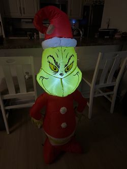 $39 each Home Depot inflatable make offer for all 3, Grinch Jack the reaper and deer. 🦌 OBO