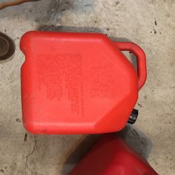 Gas cans 5 gallons each