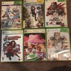 Xbox 360 games $ 5.00 Each