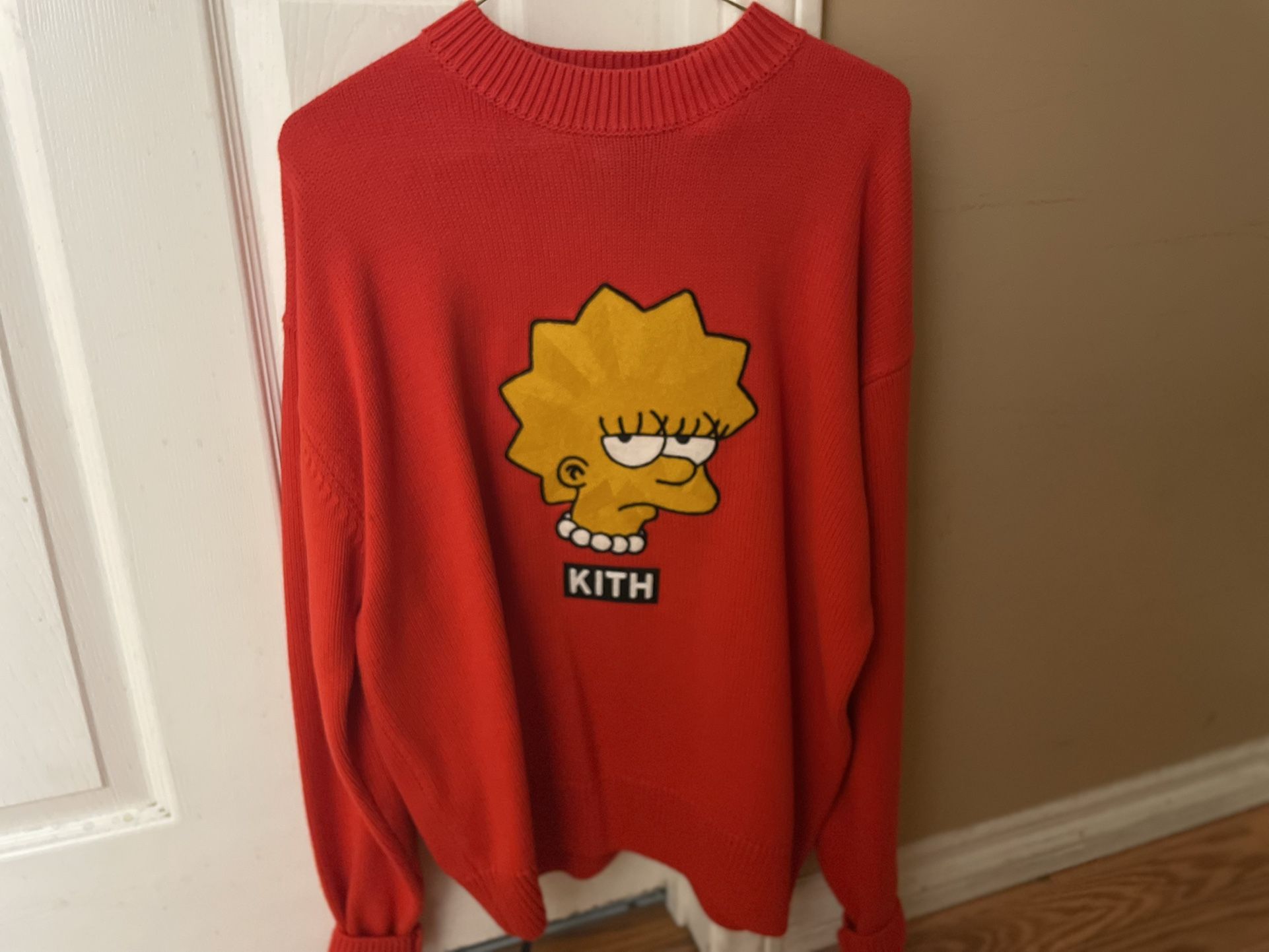 Kith Crewneck Homer Simpson New Exclusive X-small Knit Sweater