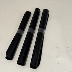 Grill Mat Set of 6-100% Non-Stick Reusable Mats for Gas, Charcoal or Electric Grills - Easy to Clean, Black