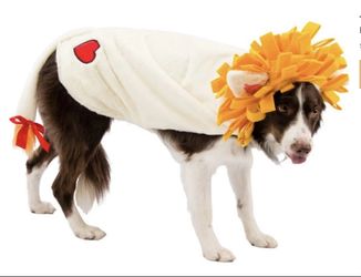 Top Paw Lion Dog Costume Jacket Sz M