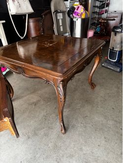 wooden table