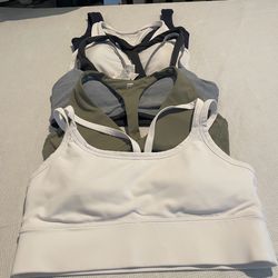 Lot of 4 Sports Bras Mixed Colors