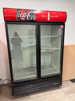 Commercial refrigerator glass door