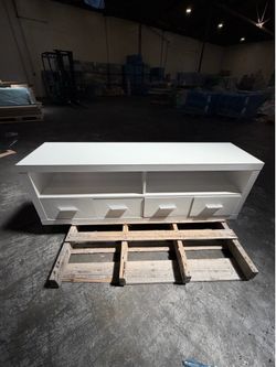 WHITE TV CABINET