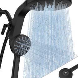Magnetic Shower Head Set with Detachable 8-Mode Handheld Shower Spray