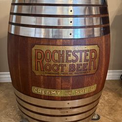 Antique Rochester Root Beer Barrel