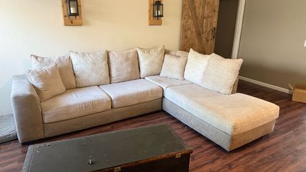 Taupe Sectional Couch