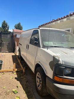 Chevrolet Express Cargo Van White