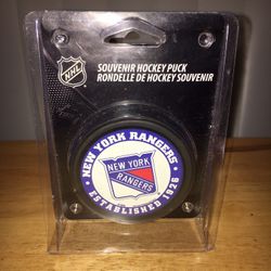 NHL Souvenir Hockey Puck New York Rangers