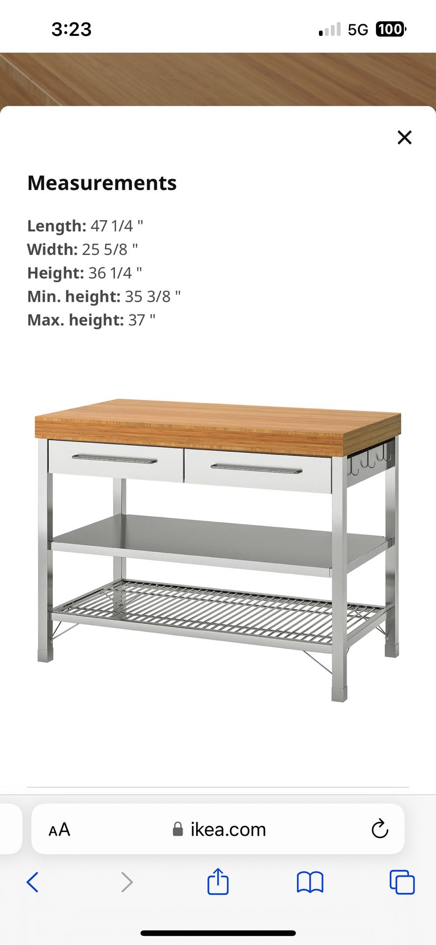 Rimforsa IKEA Work Bench for Sale in San Francisco, CA OfferUp