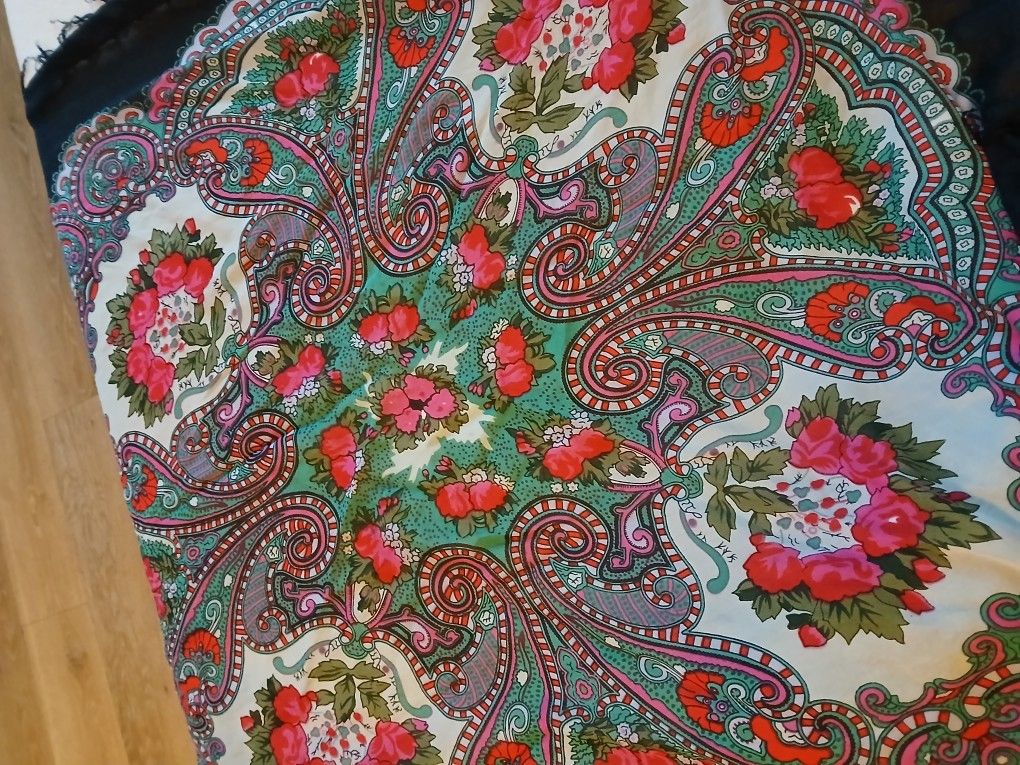 Italy France Paris Beautiful Flower Flora Square Scarf Clothing Accessories