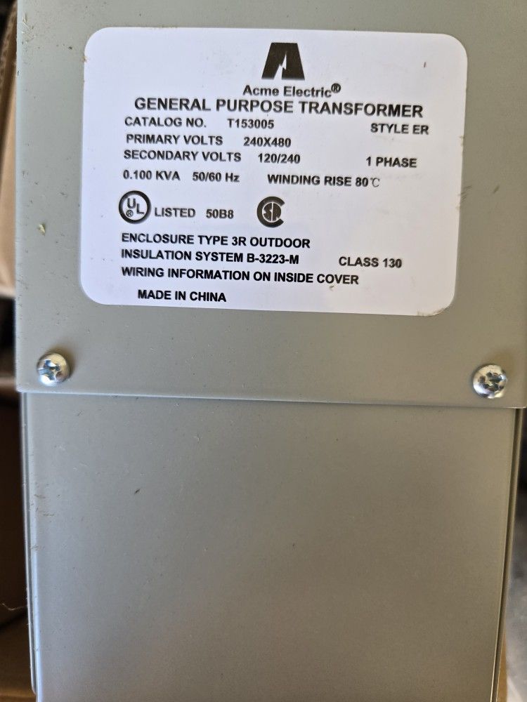 Transformer Step Down