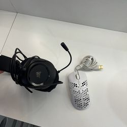 Corsair Gaming Headset + Mira-M HK Gaming Mouse Bundle