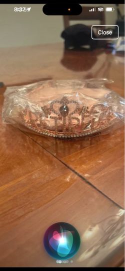 Retirement crown and pageant SASH new with tags