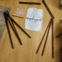 Wedding Signs with 2 Easels