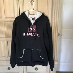 Tony Hawk Fleece Lined Jacket Zip Up Front