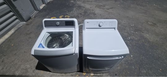 Washer and Dryer Set LG Top Load