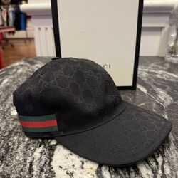Gucci Baseball Cap GG Black Large