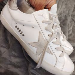 Golden Goose
Super-Star Mixed Leather Sneakers