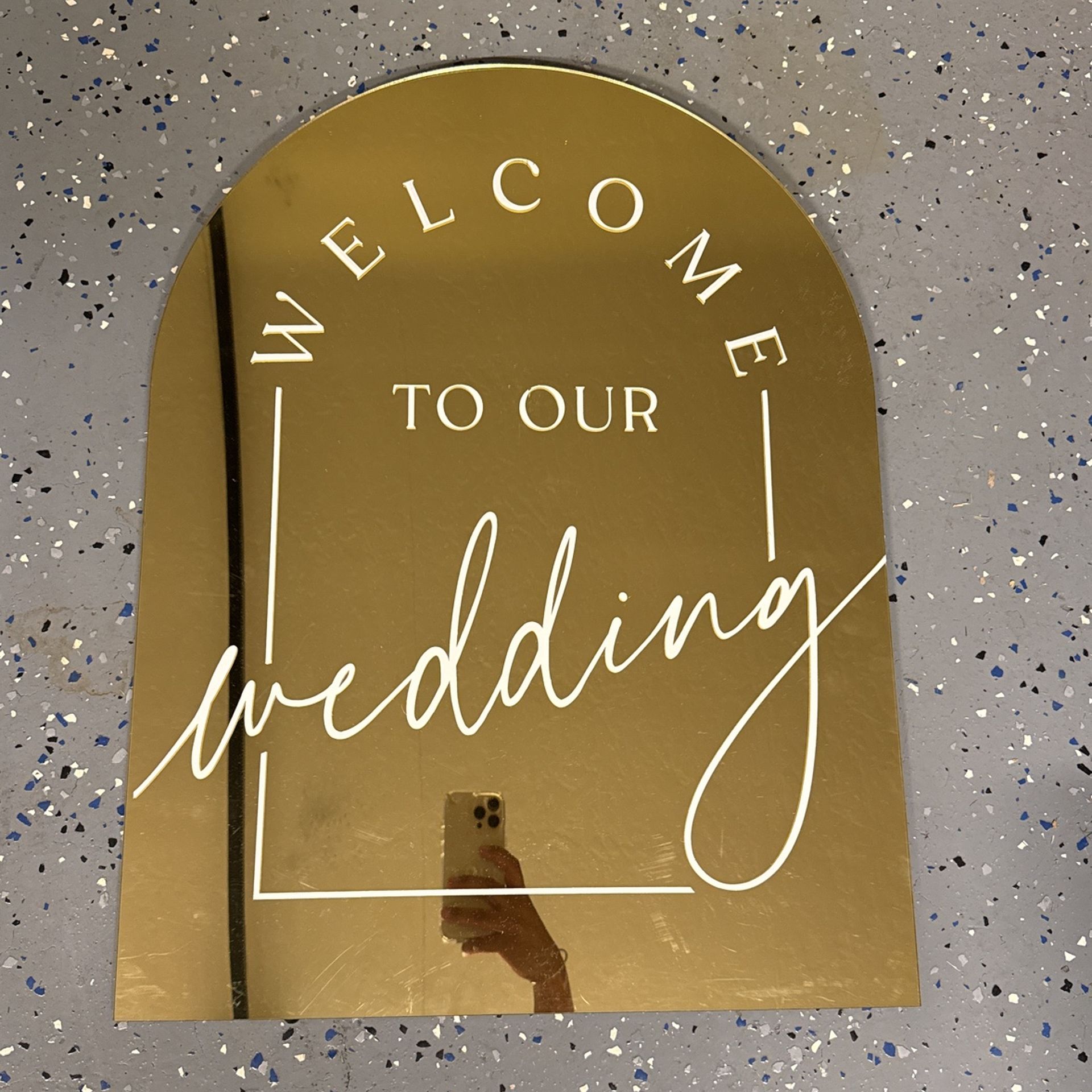 Wedding sign