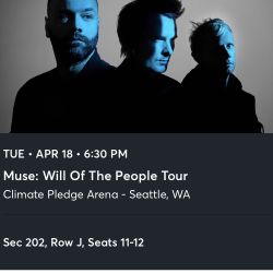 Muse At Climate Pledge Arena