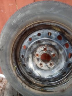 Set of new tires