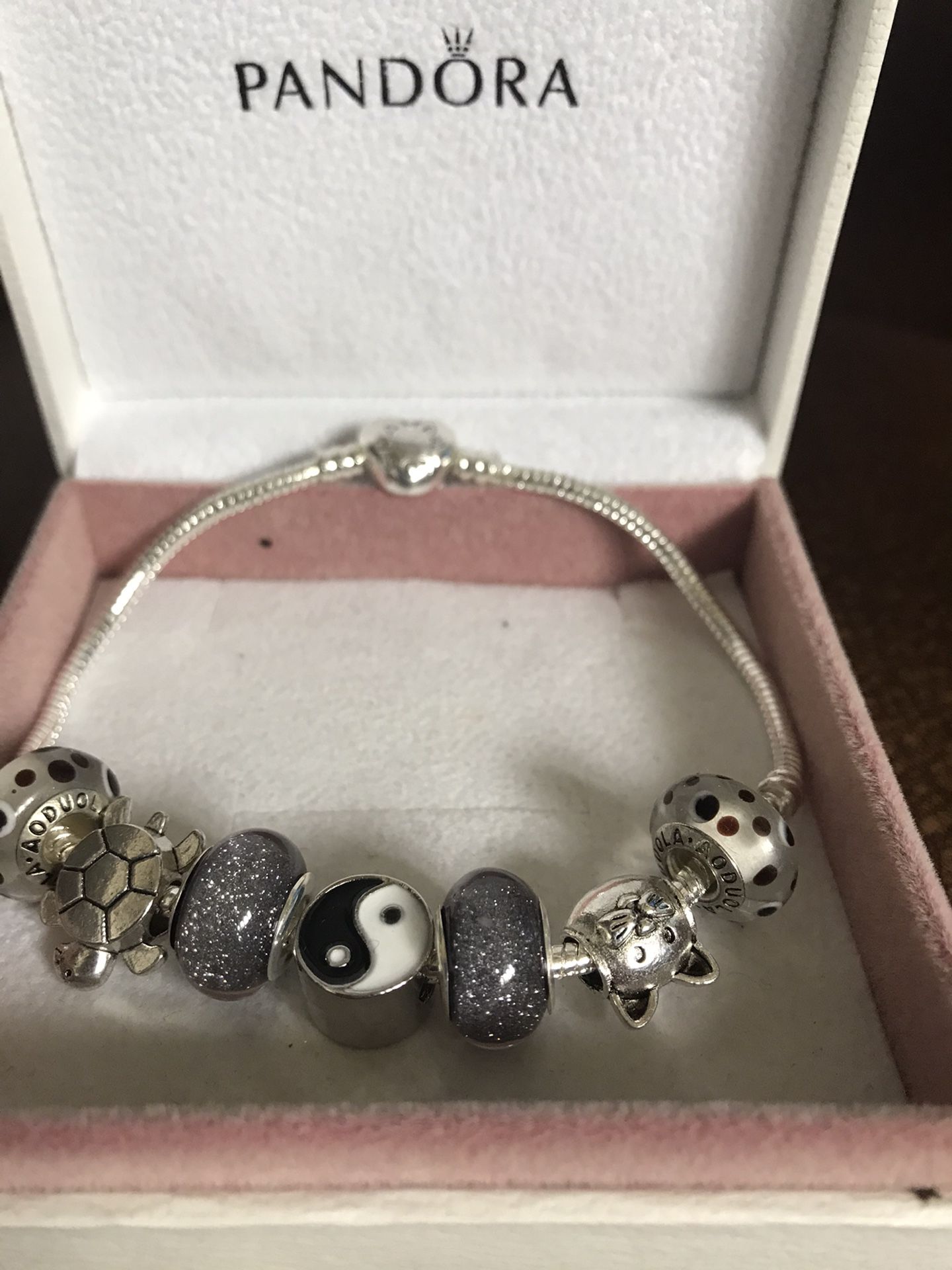 Pandora Bracelet 6” yin yang