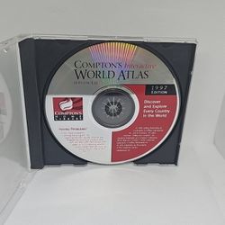 Compton's Interactive World Atlas 1997 Edition PC CD-ROM Windows Version 1.0