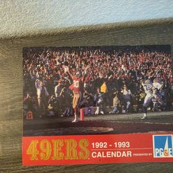 San Francisco 49ers 1990S CLASSIC Collectors Callendar